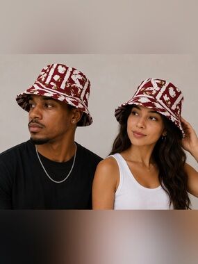 Handmade Ankara Bucket Hat | Unisex Adult & Kids Hat | Wax
Print